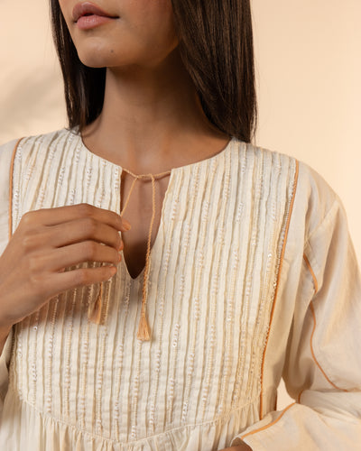 Sunpetal Dress - Beige