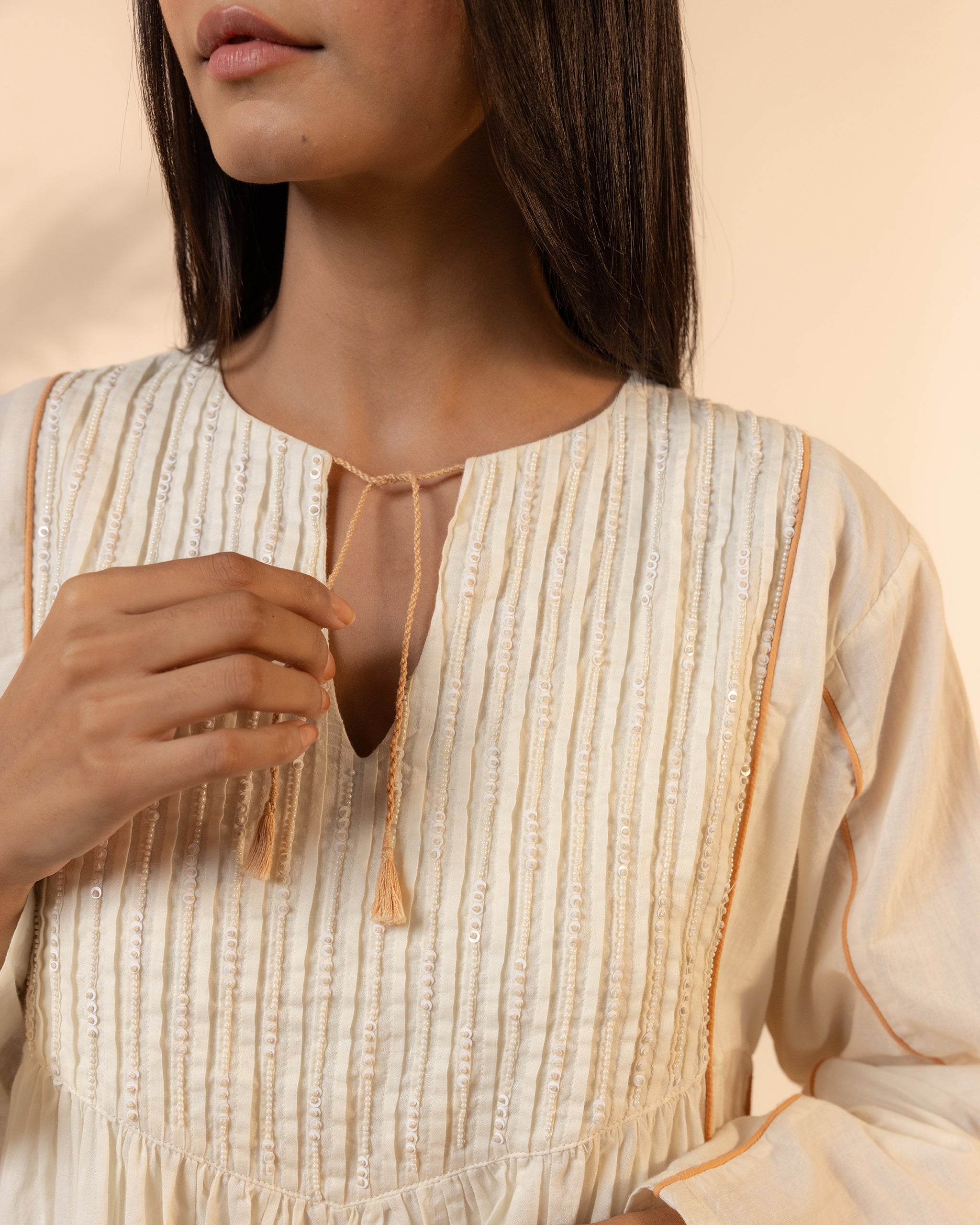 Sunpetal Dress - Beige