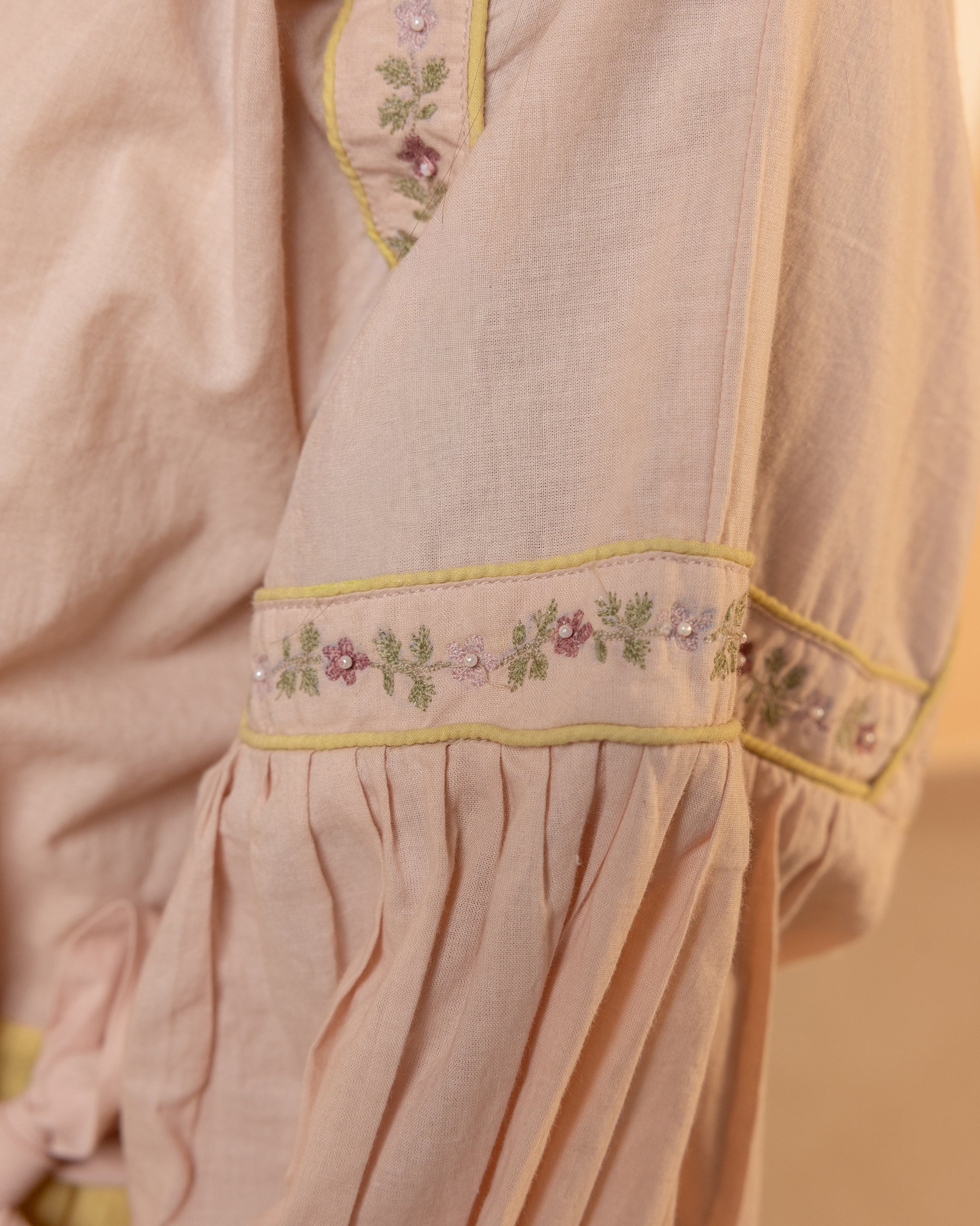 Citrus Glow Dress - Pink + Yellow