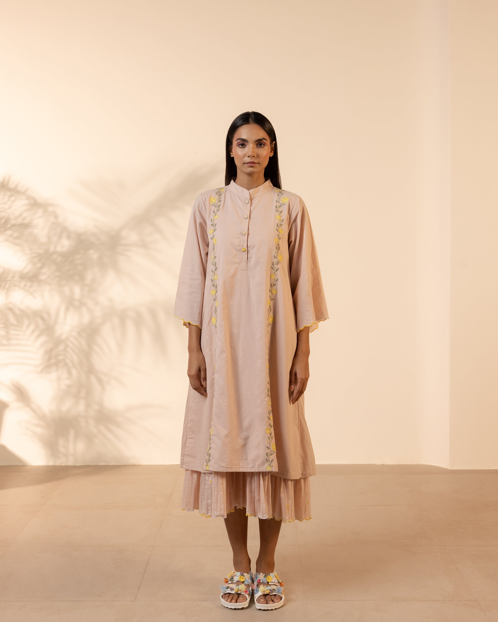 Bloomberry Kurta - Flamingo Pink
