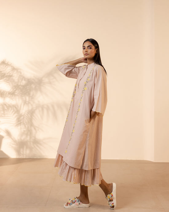 Bloomberry Kurta - Flamingo Pink