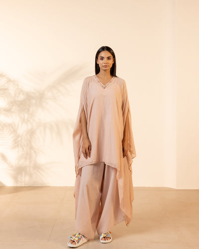 Lemon Drop Kaftan - Flamingo Pink