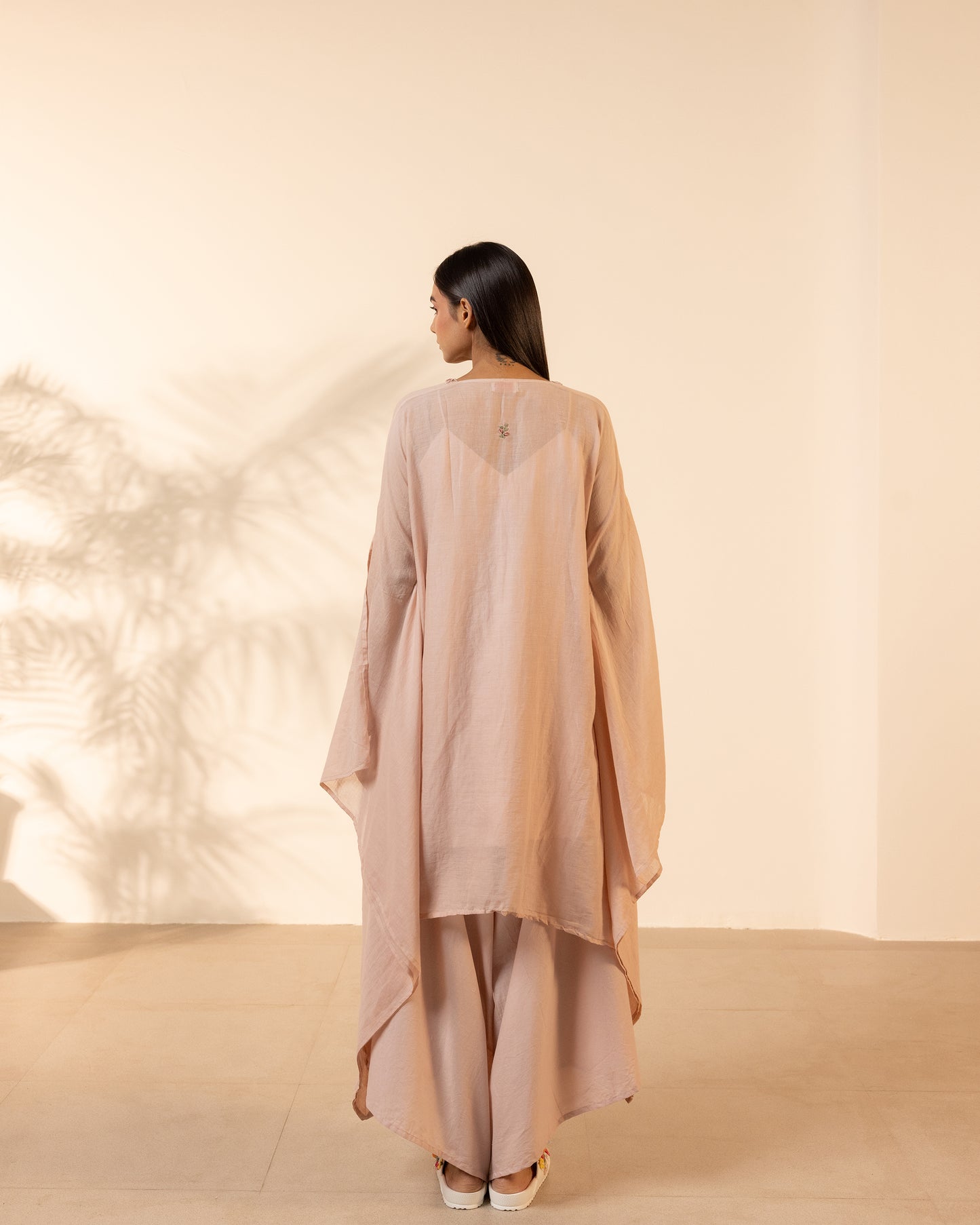 Lemon Drop Kaftan - Flamingo Pink