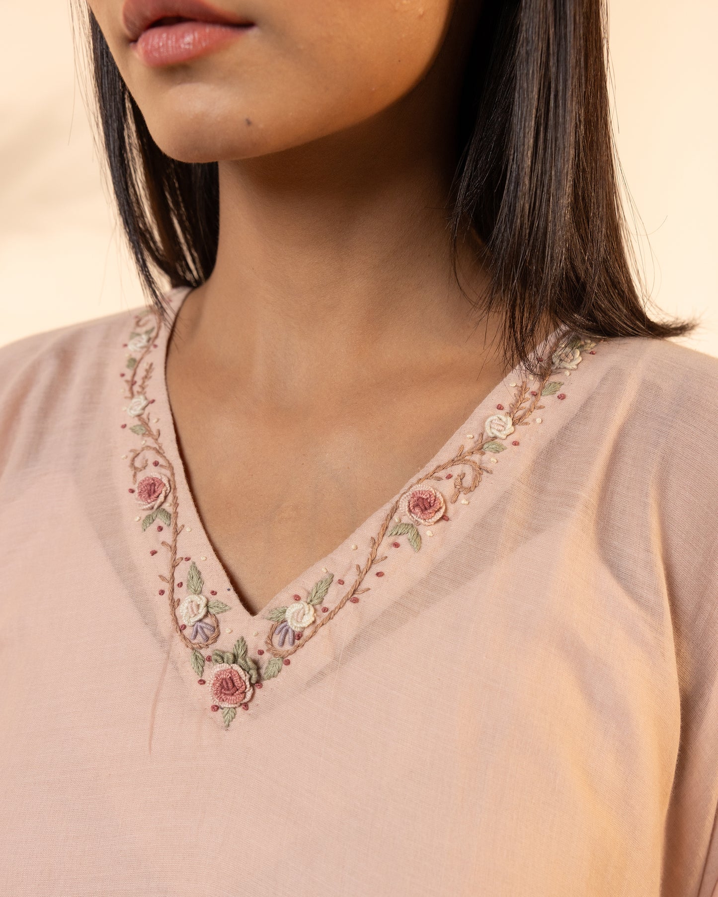 Lemon Drop Kaftan - Flamingo Pink