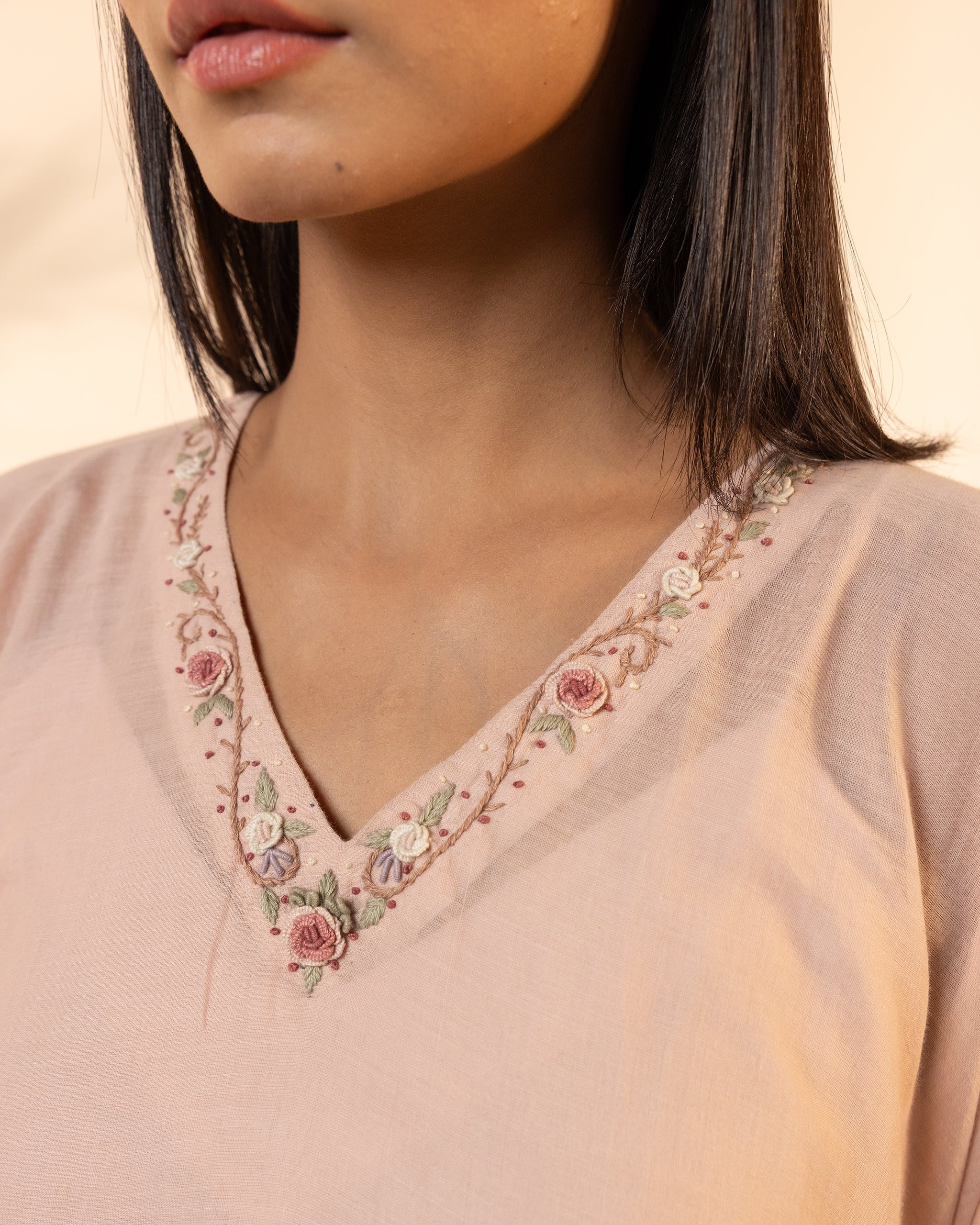 Lemon Drop Kaftan - Flamingo Pink