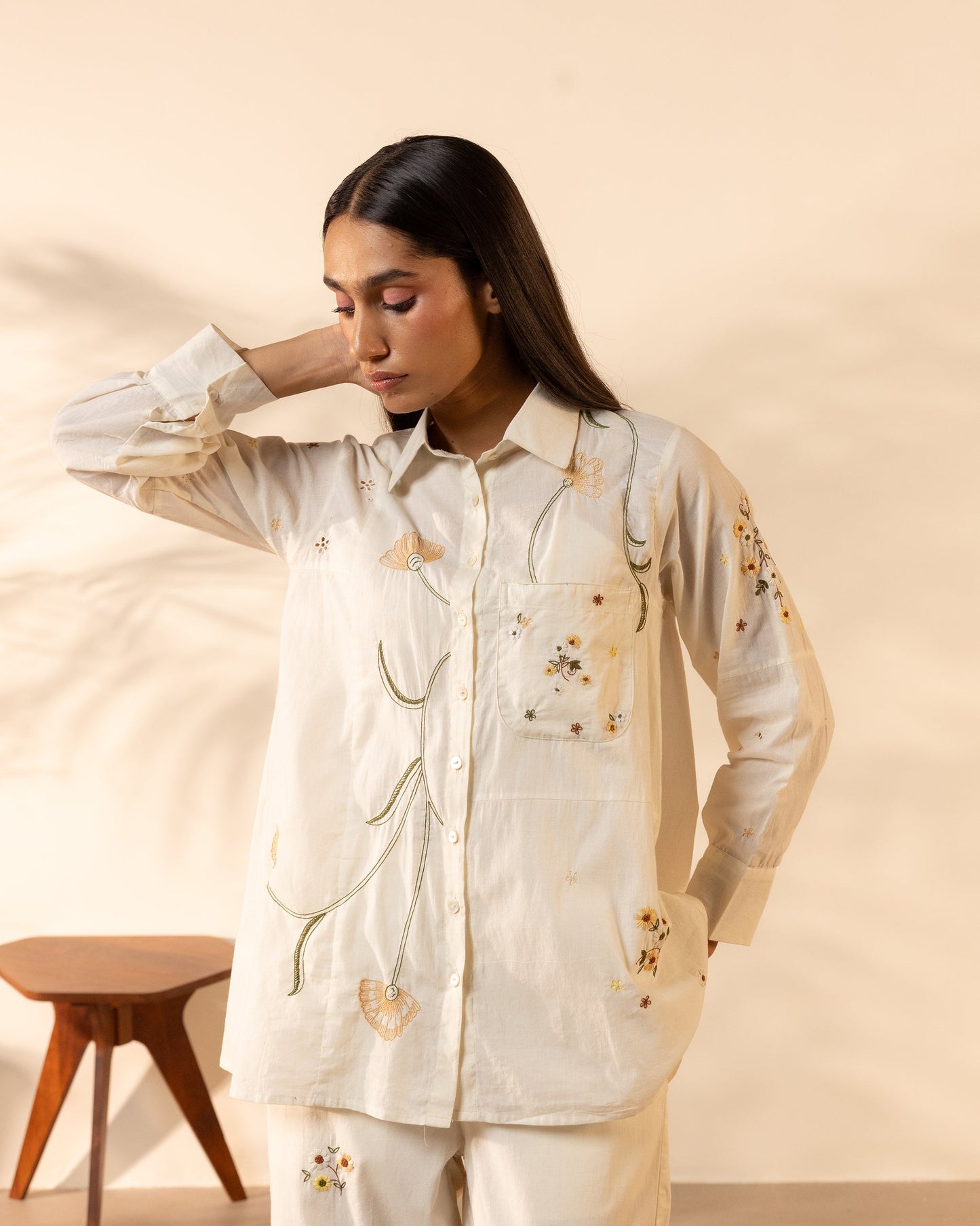Apricot Shirt - Beige