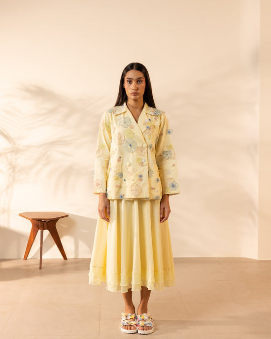 Lush Skirt - Lemon Yellow