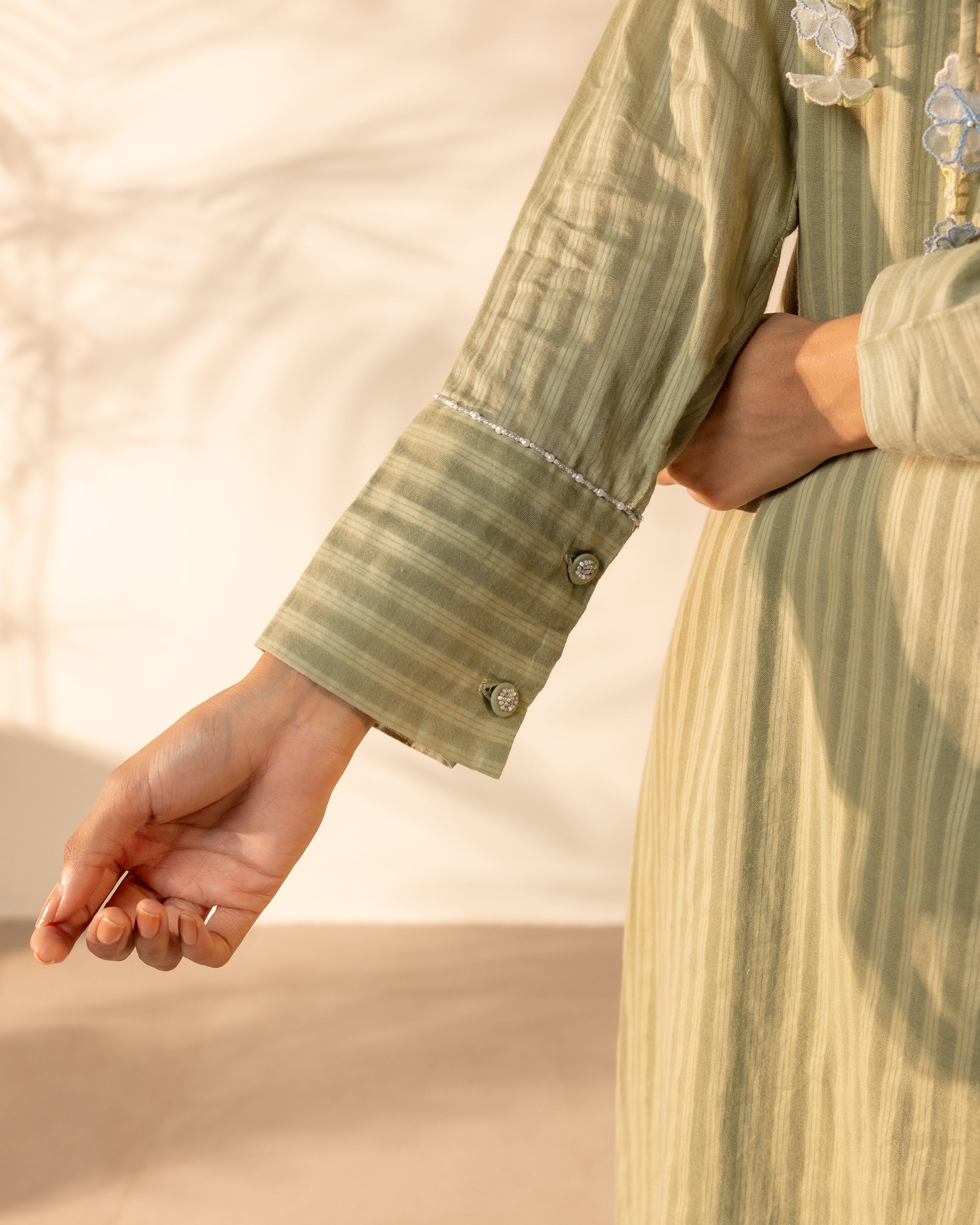 Honeydew Kurta - Pale Green