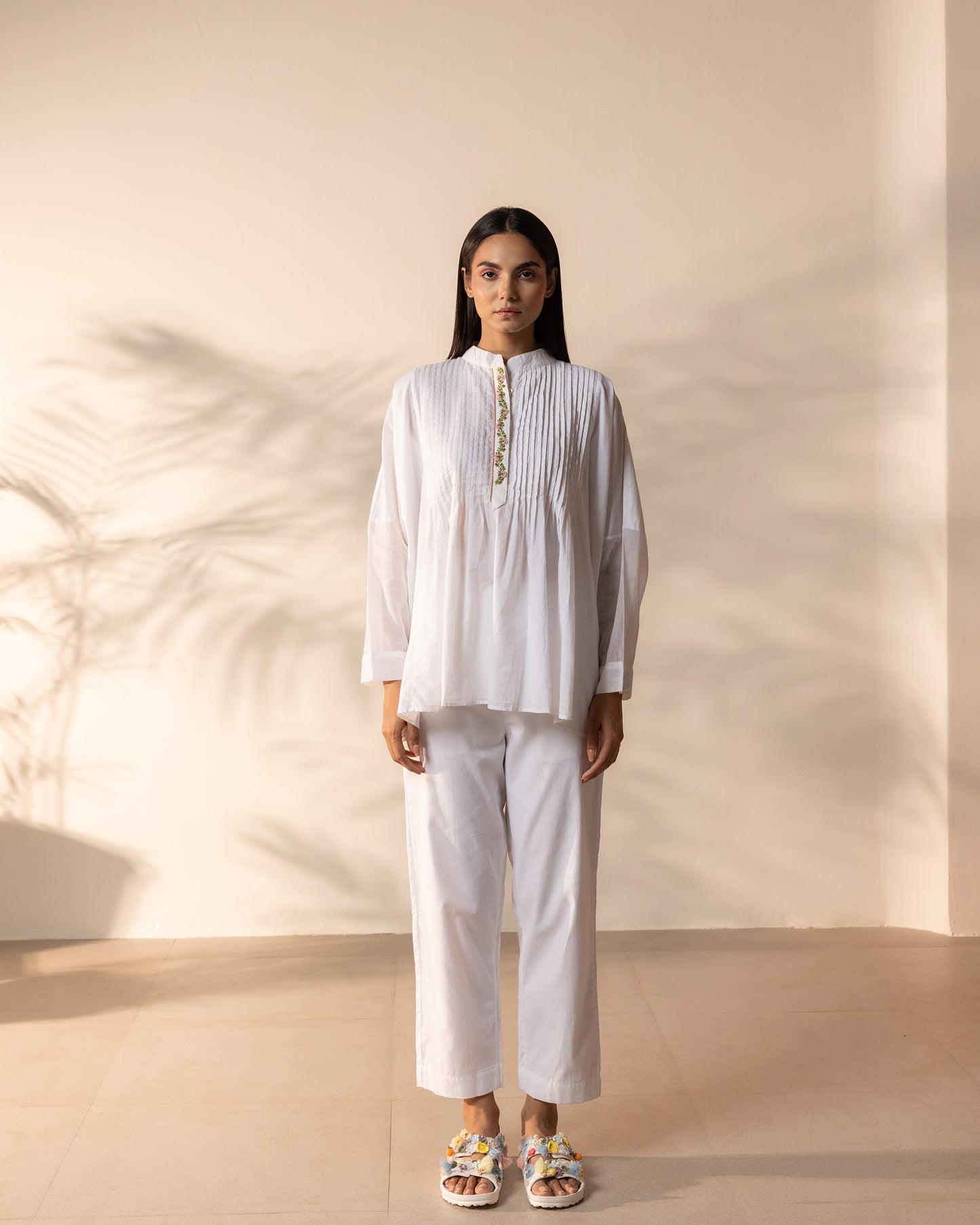 Drizzle Pant - White