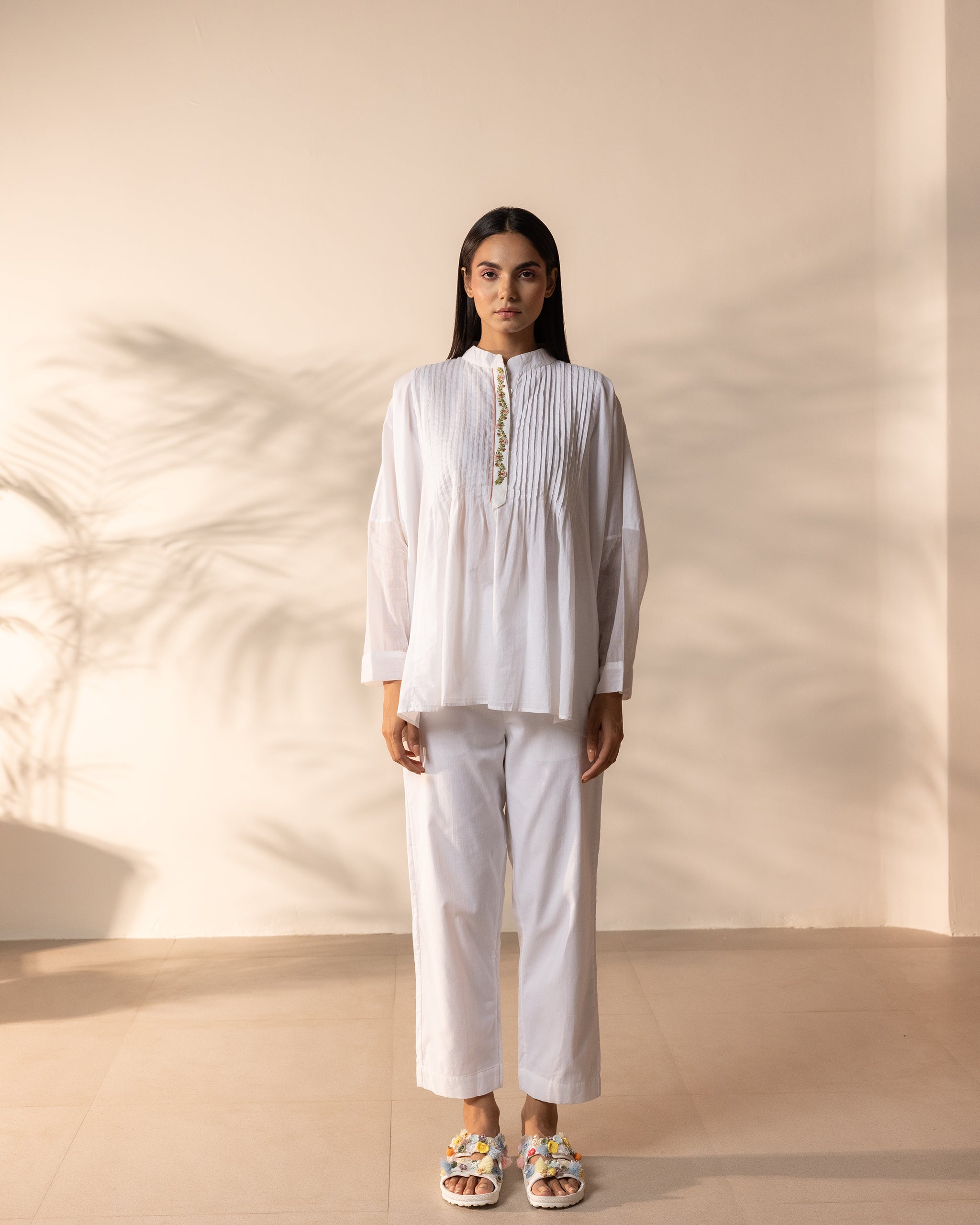 Drizzle Pant - White