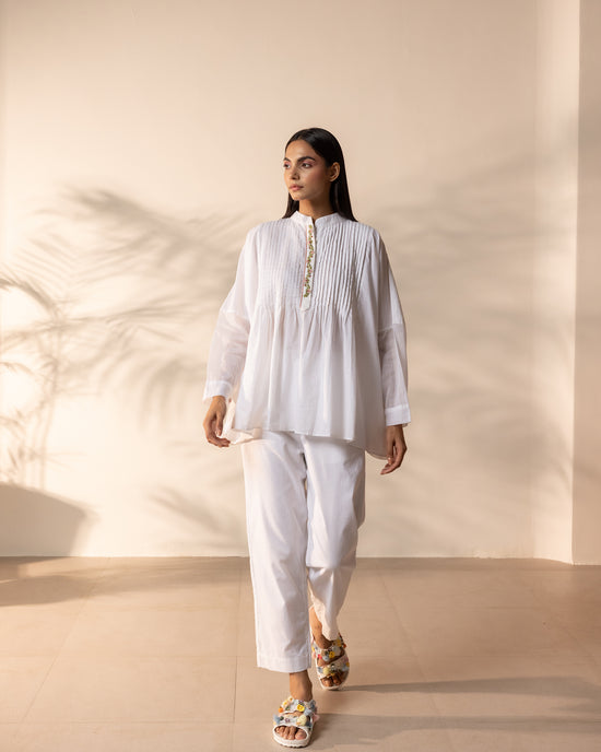 Drizzle Pant - White