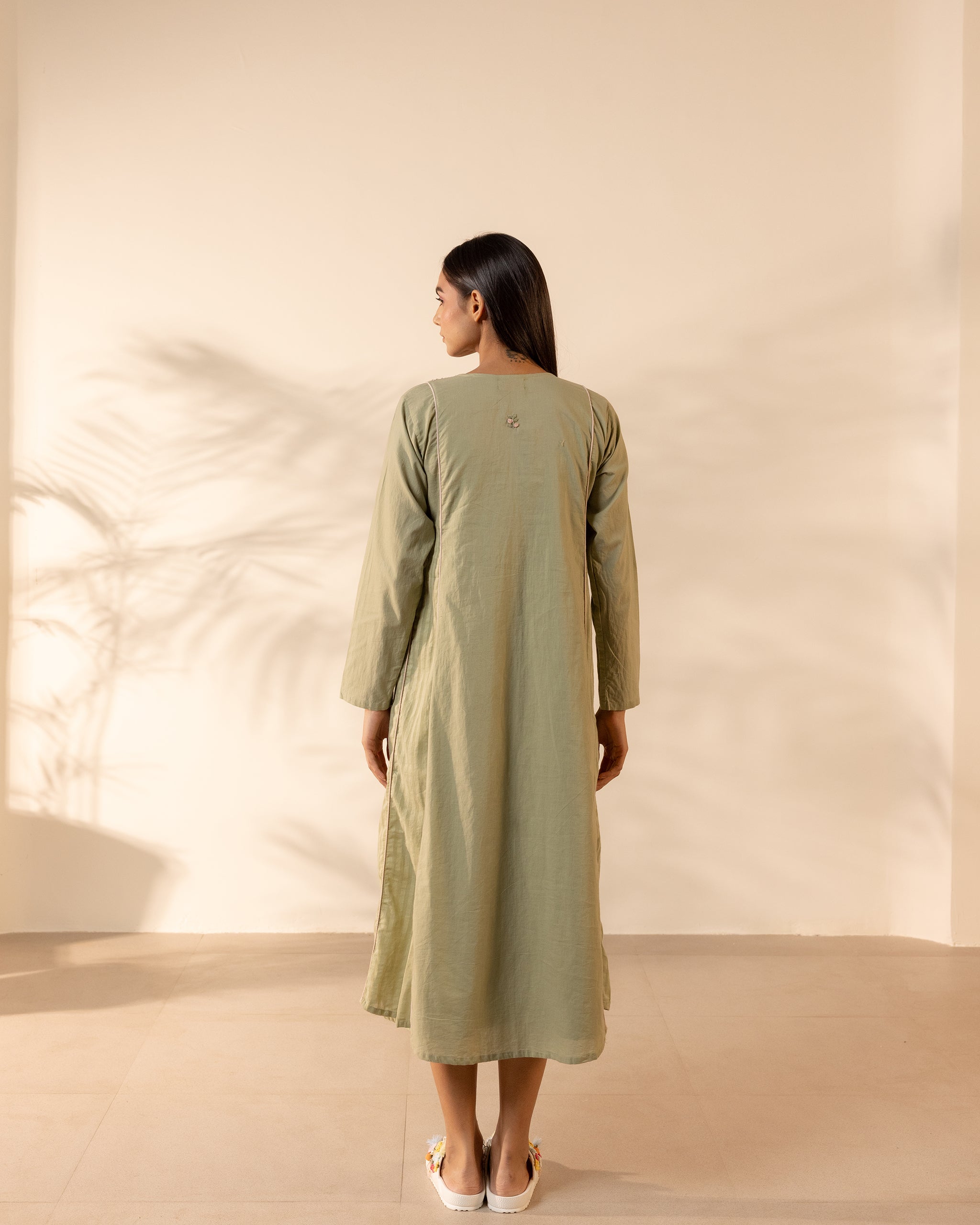 Sunpetal Dress - Pale Green