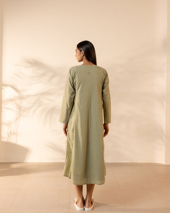 Sunpetal Dress - Pale Green