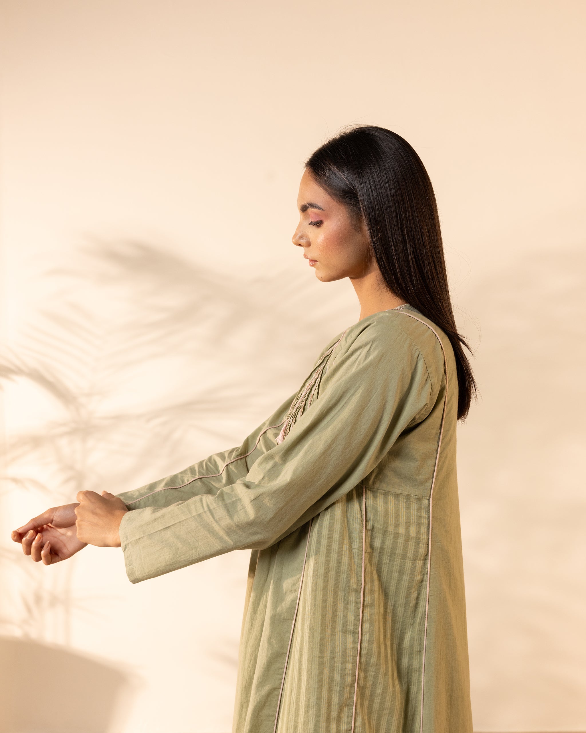 Sunpetal Dress - Pale Green