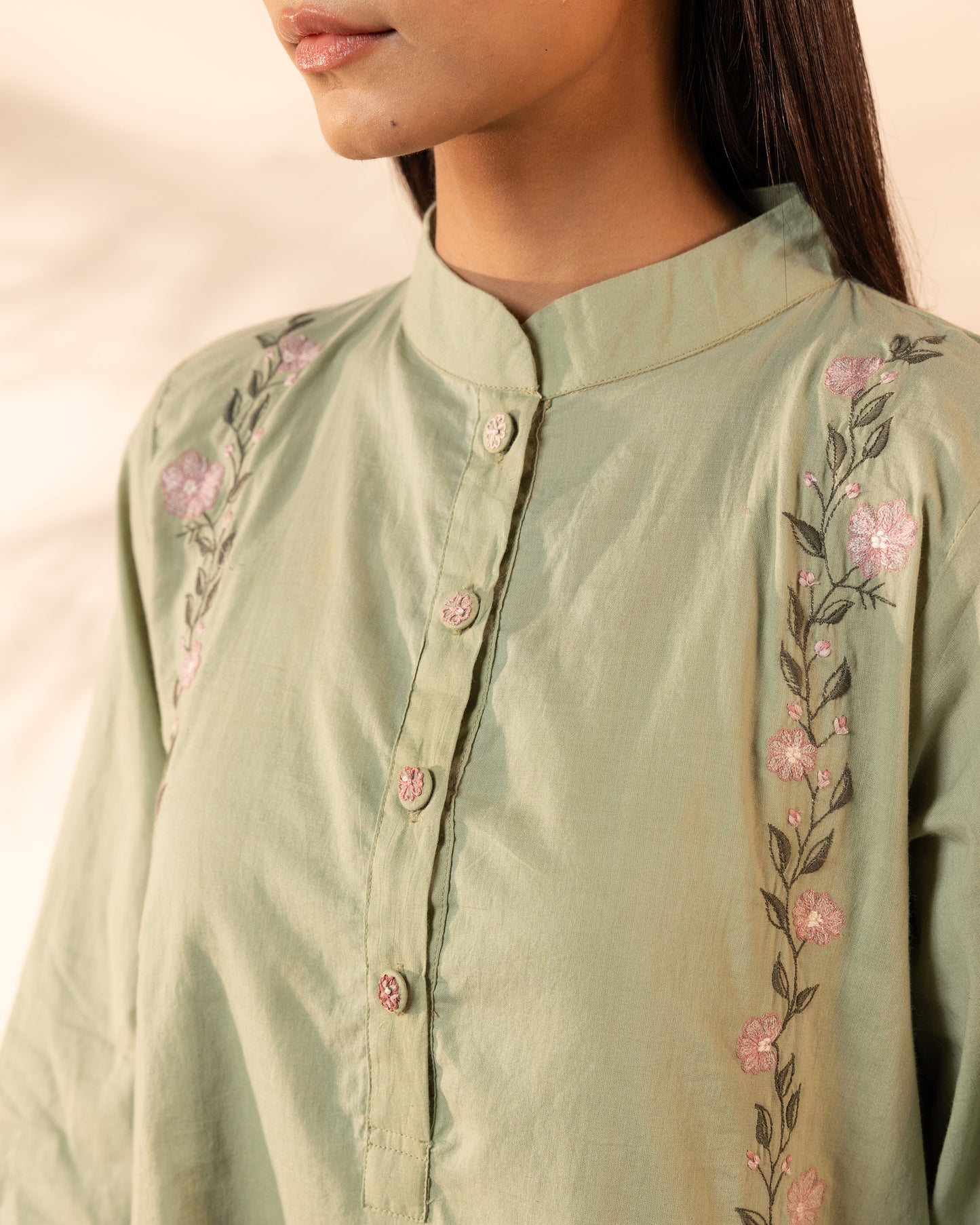 Bloomberry Kurta - Pale Green