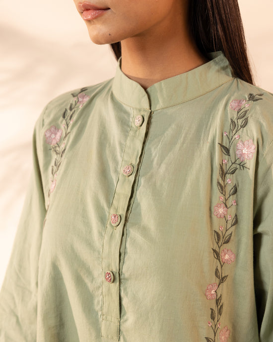 Bloomberry Kurta - Pale Green