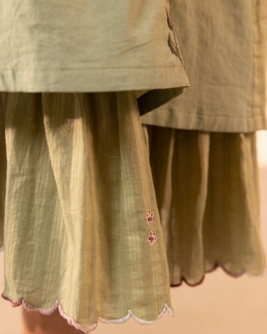 Bloomberry Kurta - Pale Green