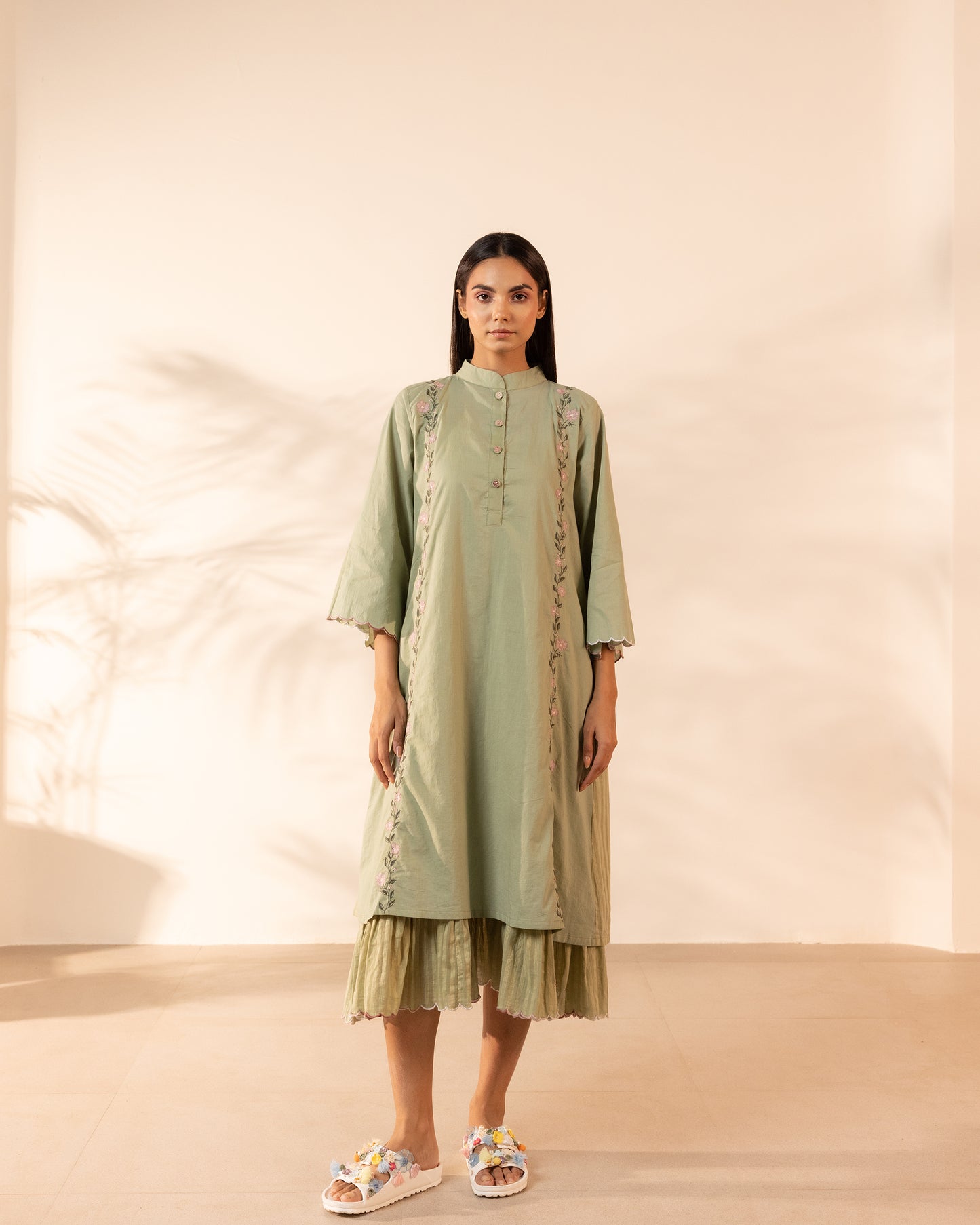 Bloomberry Dress - Pale Green