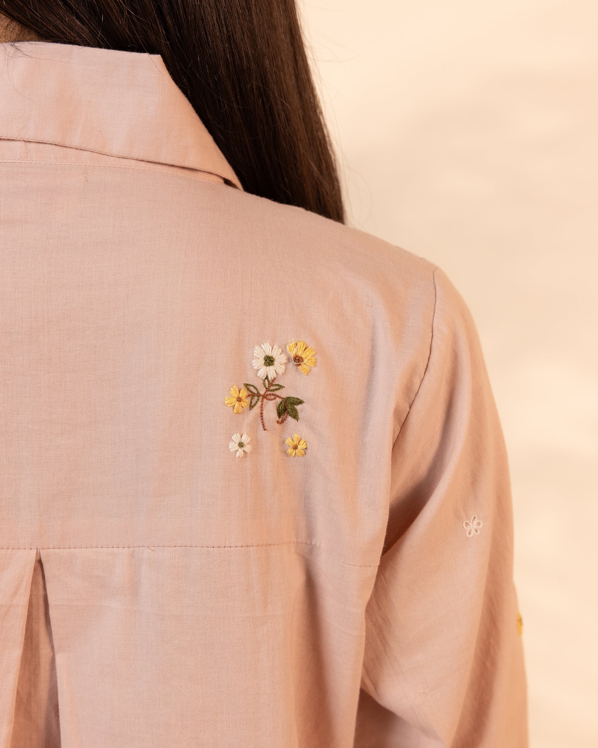 Apricot Shirt - Flamingo Pink
