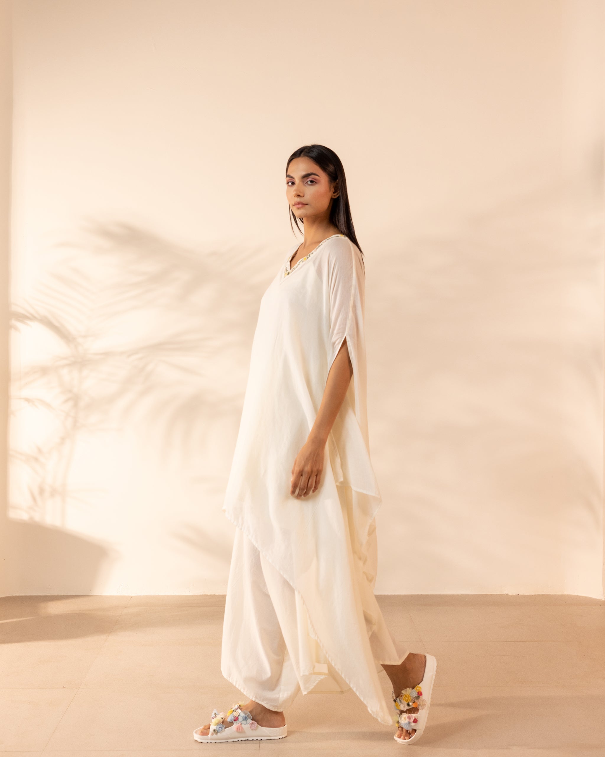 Lemon Drop Kaftan - Beige