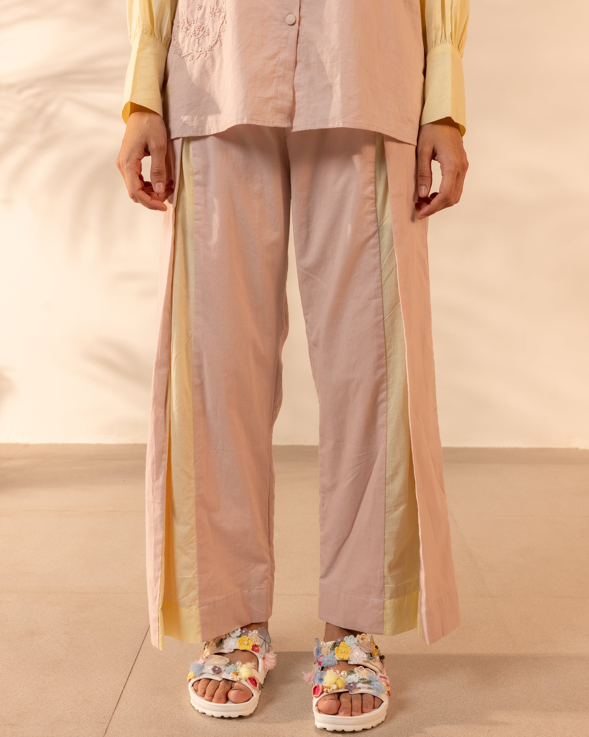 Breeze Pant - Pink + Yellow