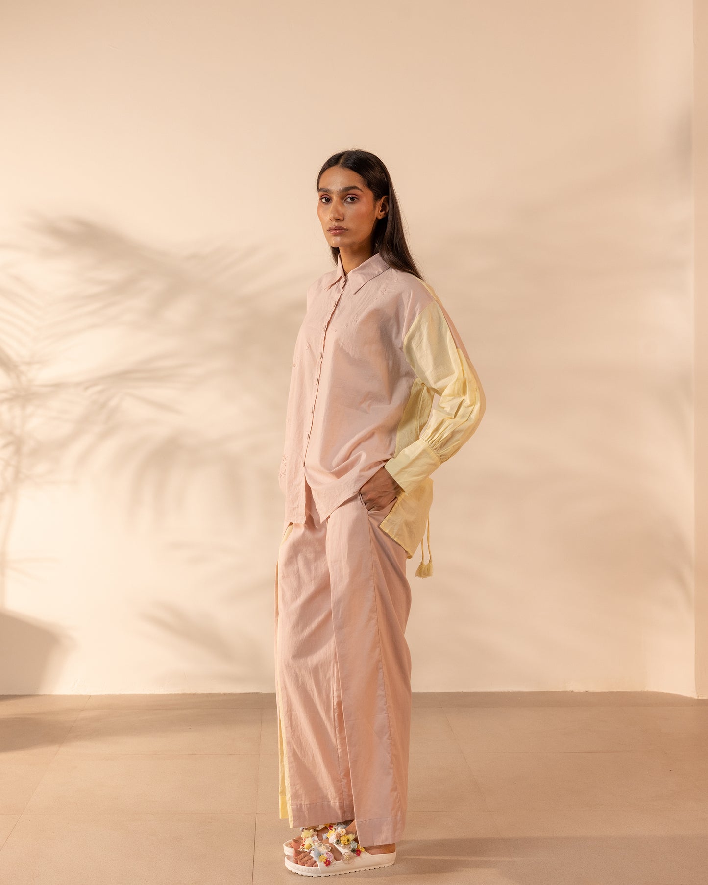 Breeze Pant - Pink + Yellow