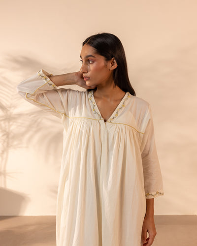 Floret Dress - Beige