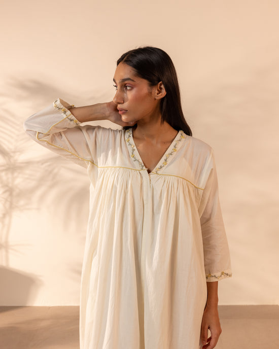 Floret Dress - Beige