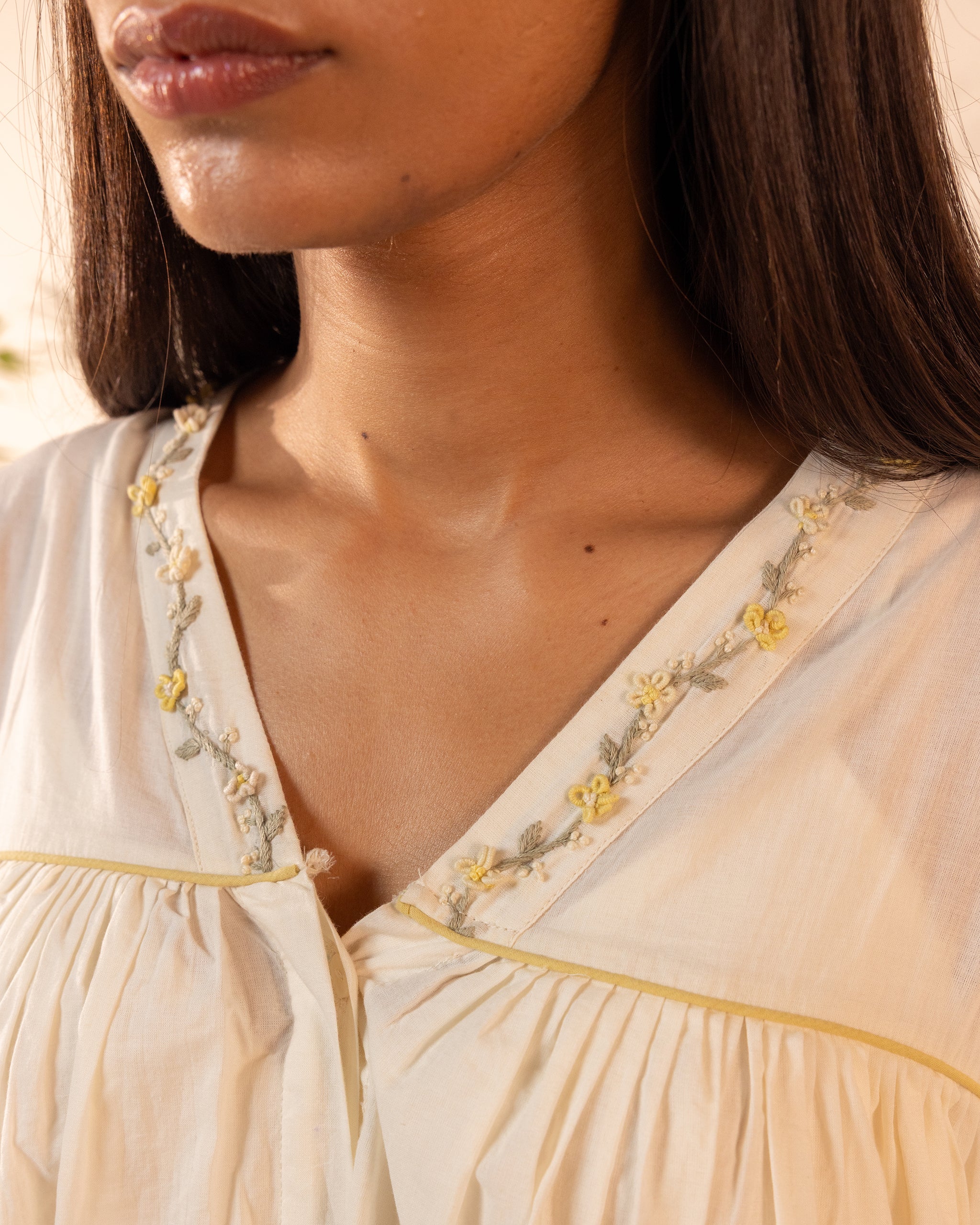 Floret Dress - Beige