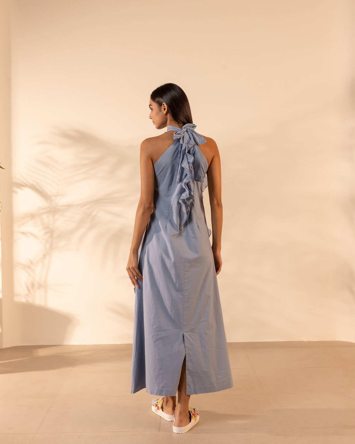 Sunny Side Dress - Baby Blue