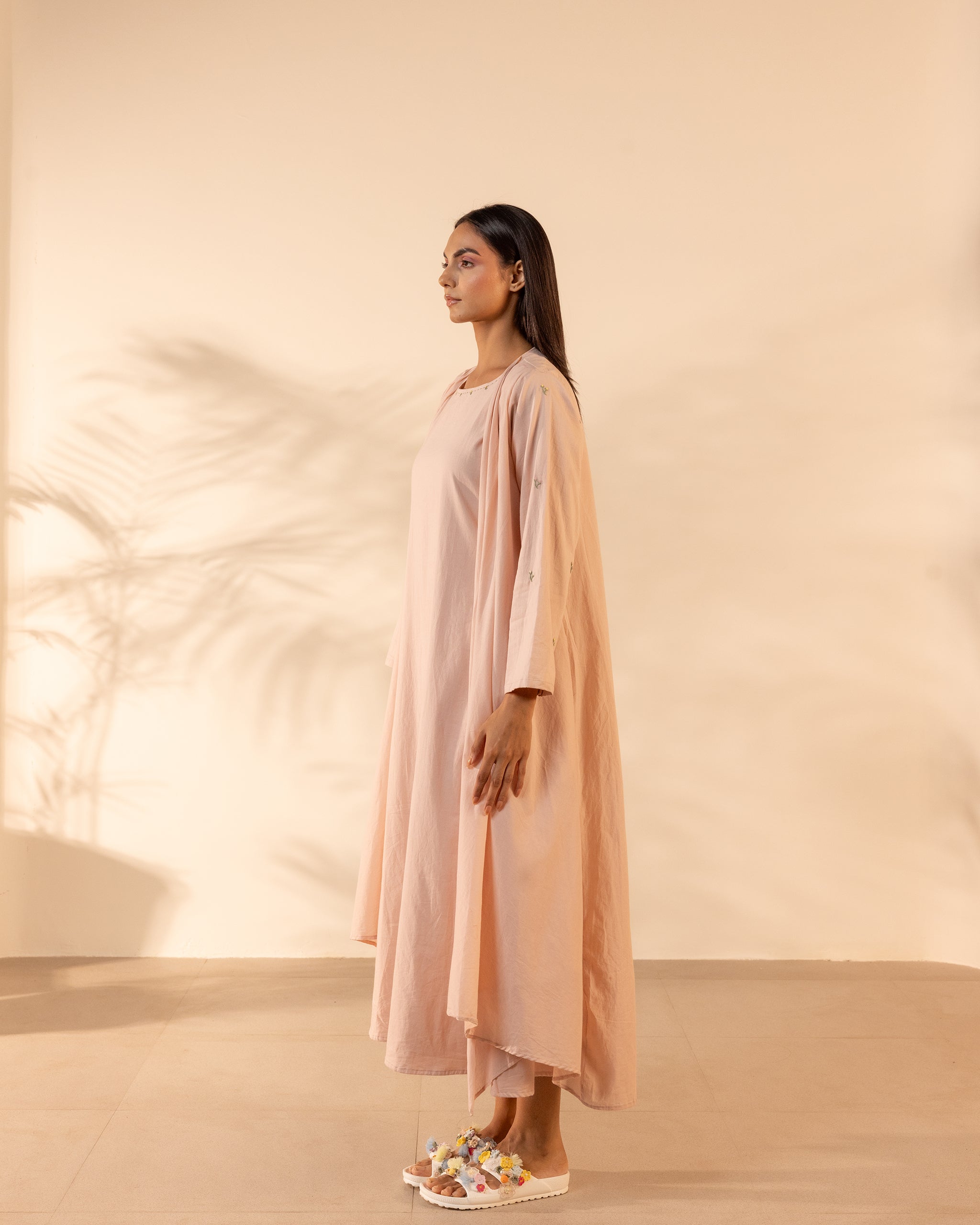 Saffron Sky Shrug - Flamingo Pink