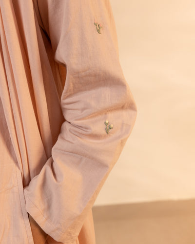 Saffron Sky Dress - Flamingo Pink