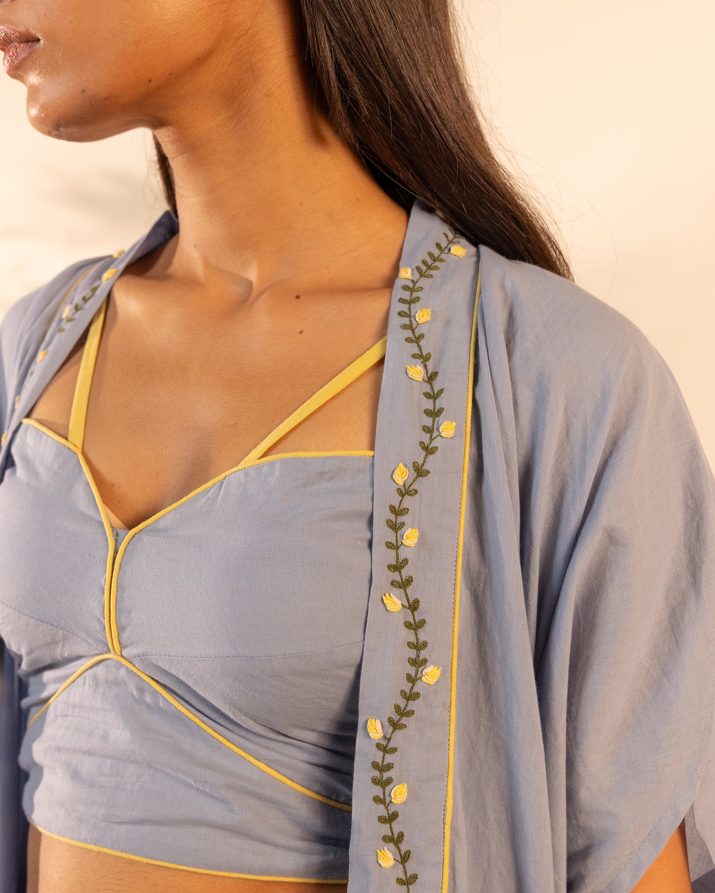 Zinnia Top - Baby Blue