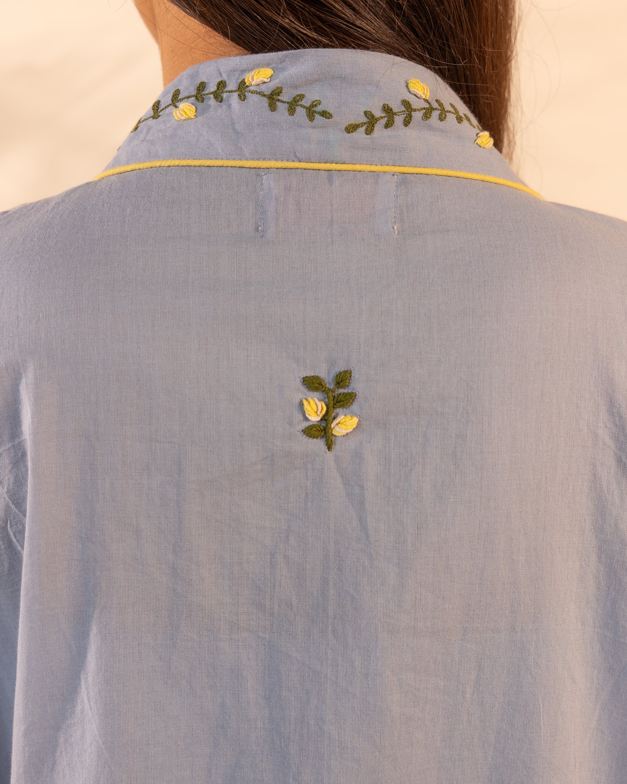 Zinnia Top - Baby Blue