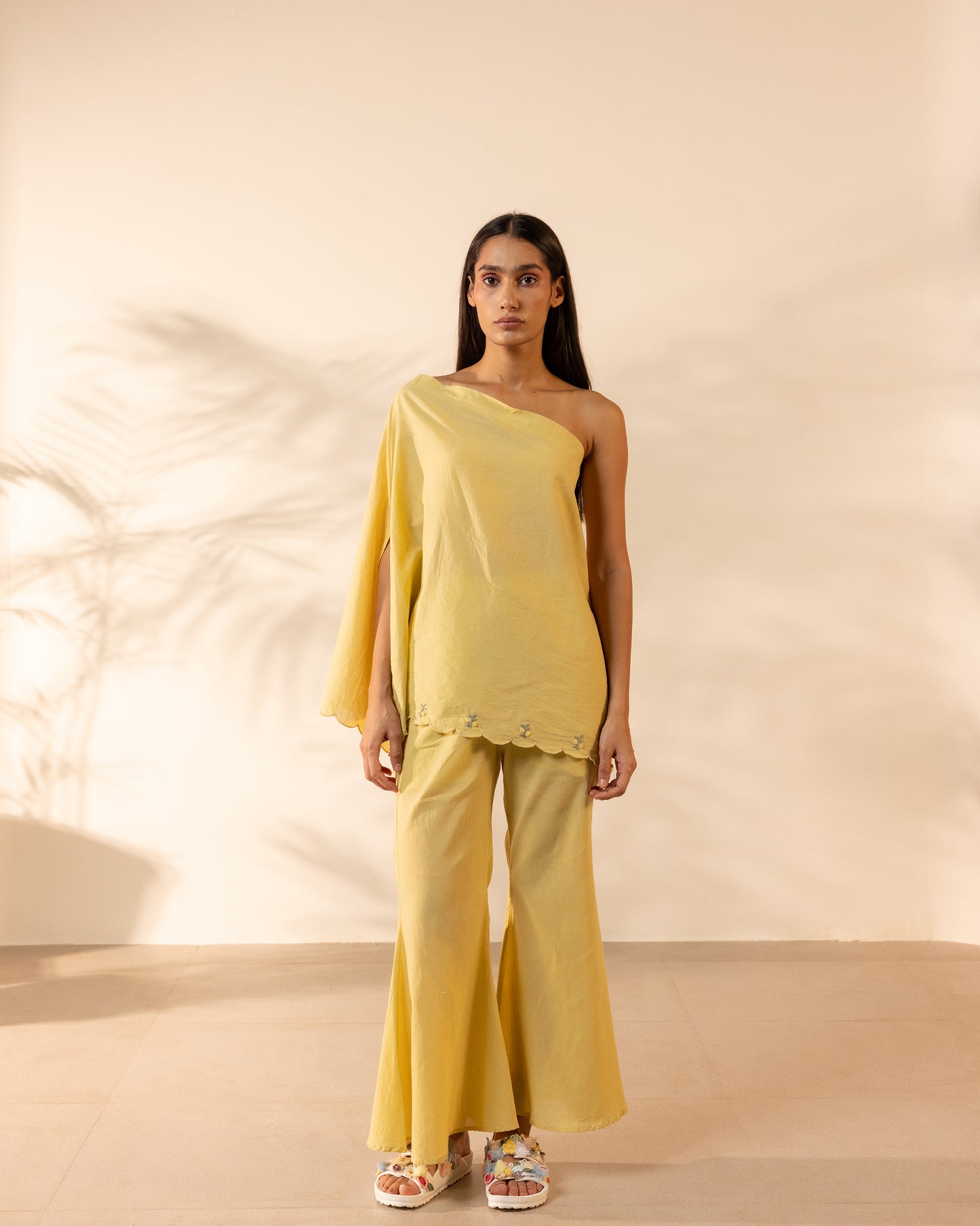 Coral Kiss Pant - Yellow Ochre