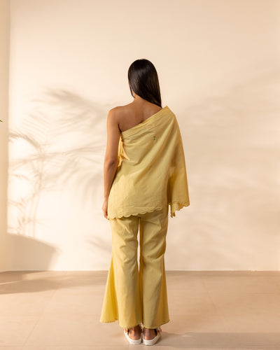 Coral Kiss Top - Yellow Ochre