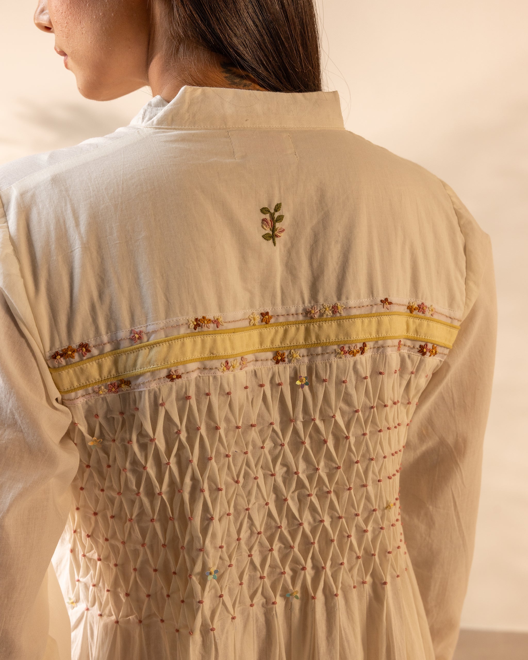 Whimsy Dress - Beige