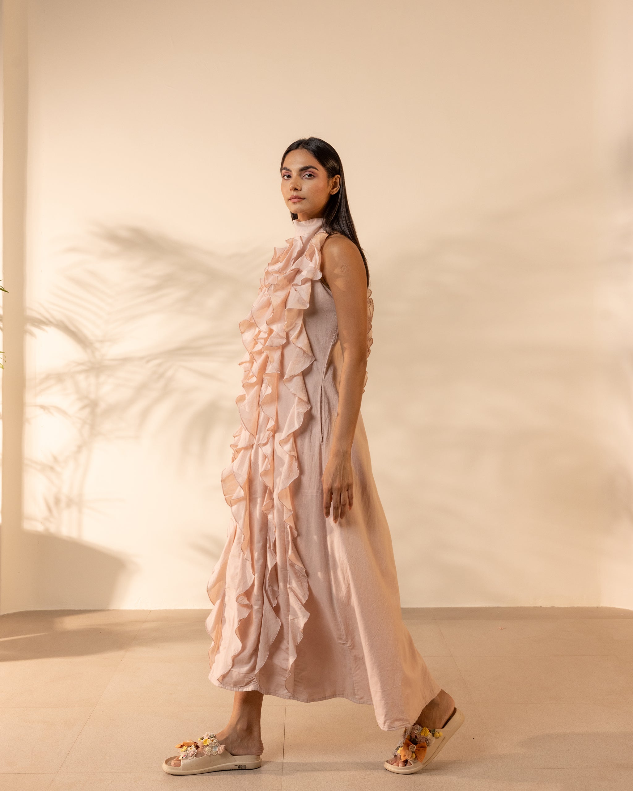 Sunny Side Dress - Flamingo Pink