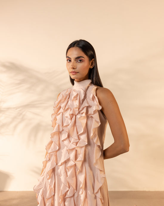 Sunny Side Dress - Flamingo Pink