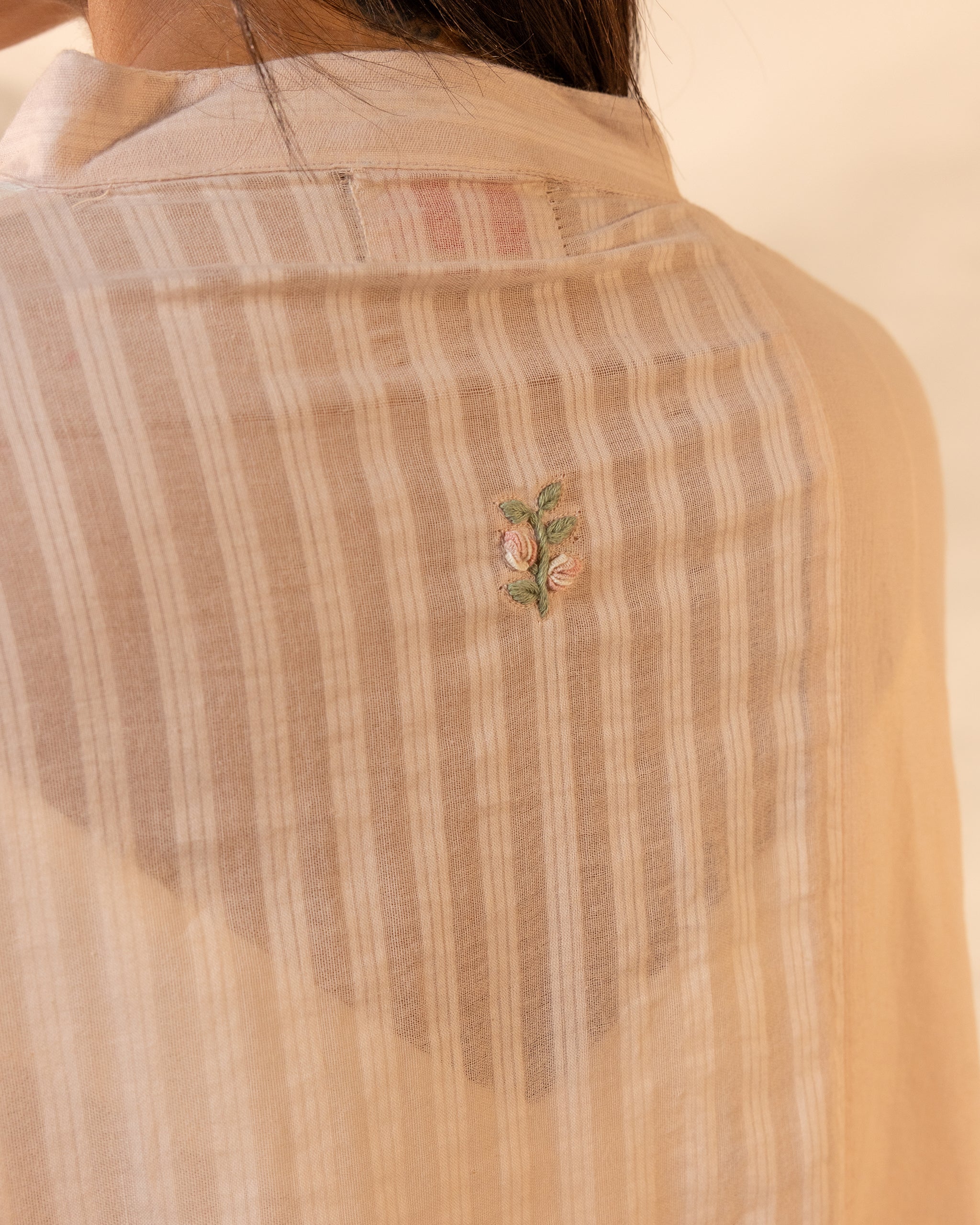 Blush Wind Dress - Pink + Beige