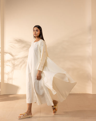 Saffron Sky Dress - Beige