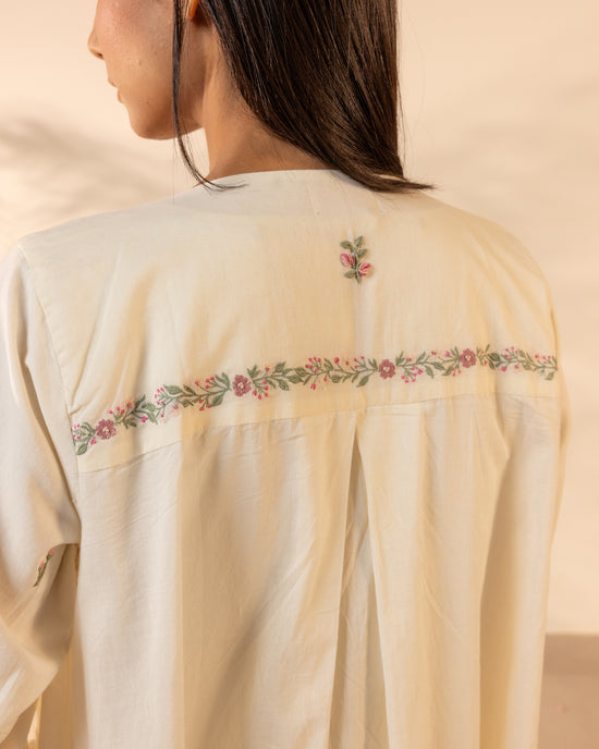 Saffron Sky Shrug - Beige