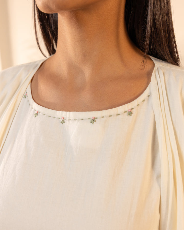 Saffron Sky Dress - Beige