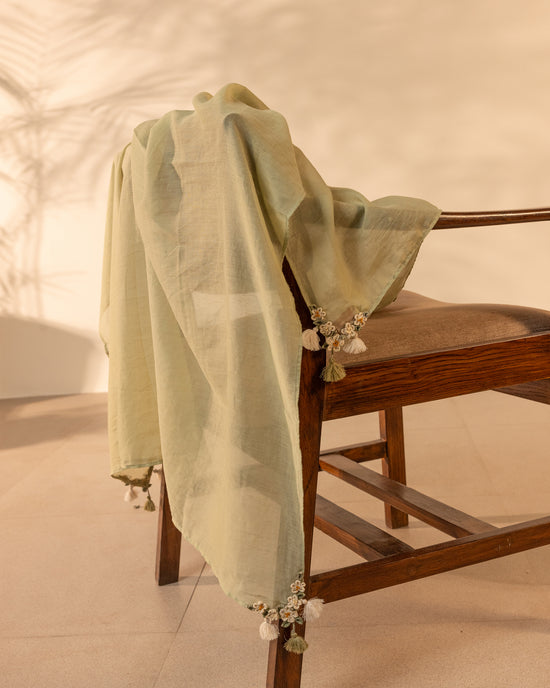 Mint Bloom Scarf