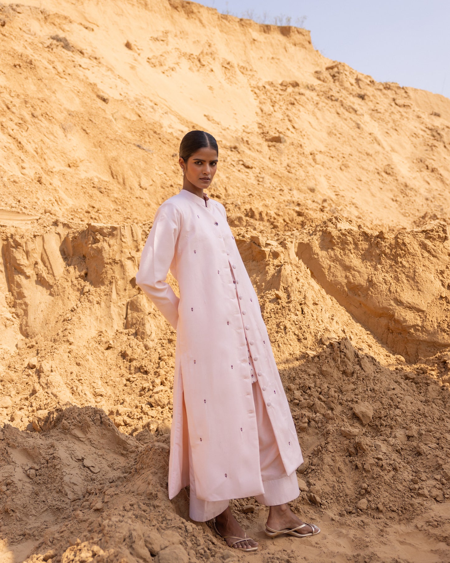 Verse Co-Ord Set - Desert Sand