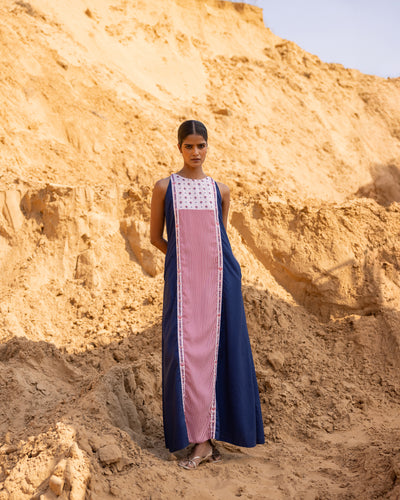 Echo Dress - Indigo Blue
