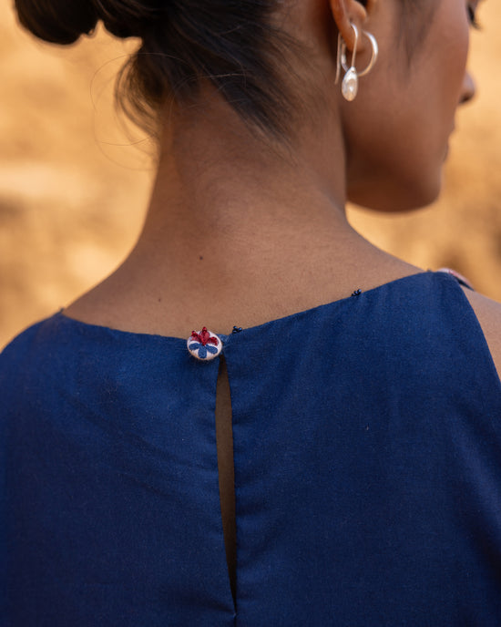 Echo Dress & Jacket Set - Indigo Blue