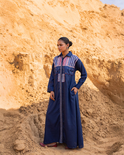 Grida Dress - Indigo Blue