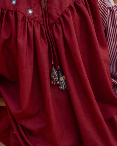 Fract Top - Maroon