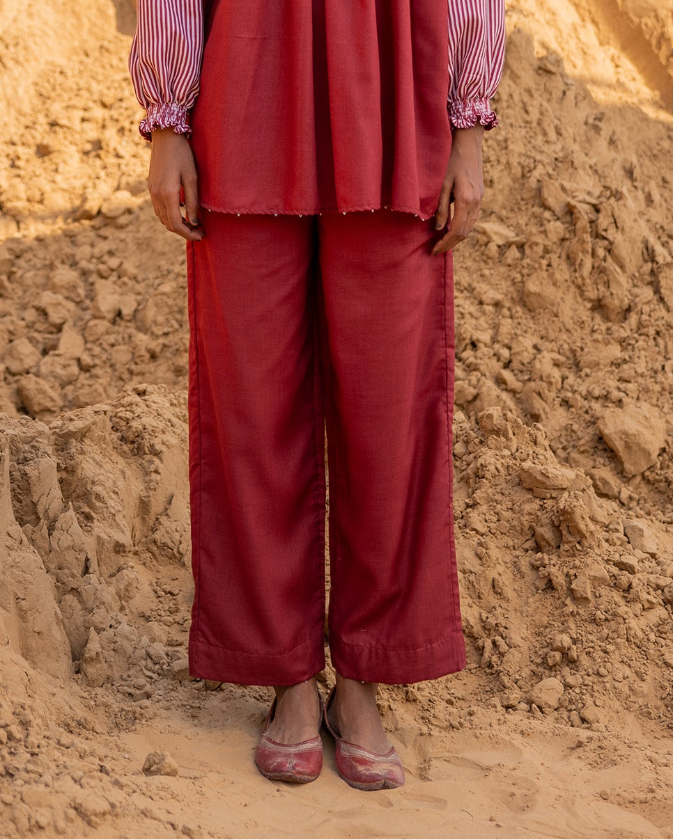 Fract Pants - Maroon